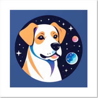 Galaxy Dog Posters and Art